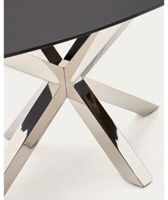 Jedálenský stôl so sklenenou doskou 100x200 cm Argo – Kave Home