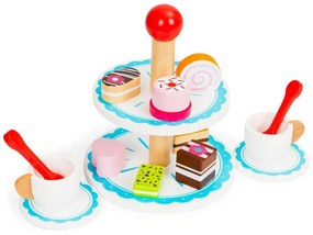 Drevená súprava podnosov na tortu od Ecotoys