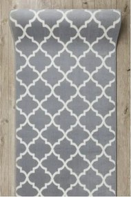 Behúň BCF MORAD Trelis koniczyna marokánska sivý / krém - Výpredaj