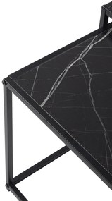 Noela Sada odkladacích stolíkov v dekore čierneho mramoru DUETTA 38,35