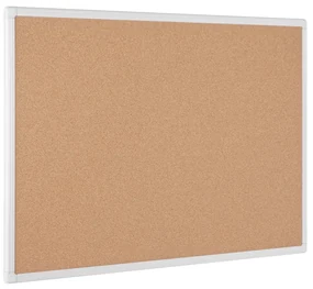 Bi-Office Korková nástenka ANTI-MICROBIAL, 900 x 600 mm, biely rám