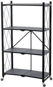 Kovový 4 policový regál, 127x72x34 cm, 200 kg | Racks RAW4T