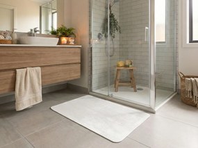 Kúpeľňová predložka TRIVORA 60x100 cm biela