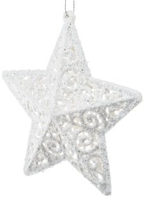Plastová vianočná ozdoba 11,5 cm Star – Dakls