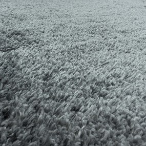 Ayyildiz koberce Kusový koberec Fluffy Shaggy 3500 light grey kruh - 200x200 (priemer) kruh cm