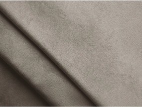 Svetlohnedá zamatová rohová pohovka (ľavý roh/s leňoškou) Lani – Makamii