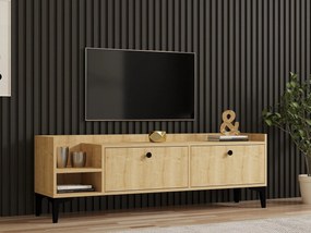 TV stolík/skrinka Bukumi (dub zafírový) . Akcia -19%. Vlastná spoľahlivá doprava až k Vám domov. 1095272