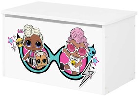 Raj posteli Box na hračky "LOL SURPRISE GLASSES"