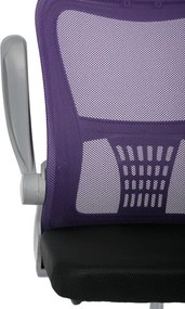 Detská otočná stolička fialová KA-K2008 PUR