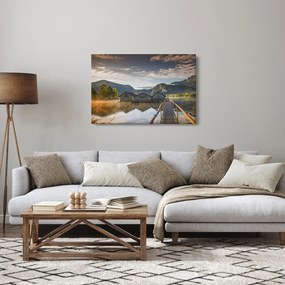 Obraz jazera (90x60 cm)