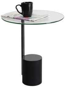 Tori príručný stolík čierny Ø40 cm