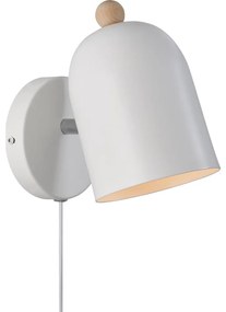 Nordlux - Nástenné bodové svietidlo GASTON 1xE27/15W/230V biela