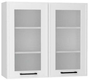 Kuchynské skrinka Emily Ws80 biely hrášok mat