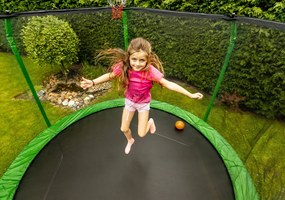 Marimex | Trampolína Marimex Standard 366 cm - zelená + vnútorná ochranná sieť + schodíky ZADARMO | 19000101