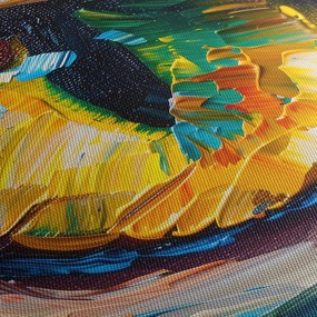 Obraz - Maľba mačacieho oka (70x50 cm)