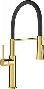 Mexen DINA - Vysoká batéria/drezová, čierna-zlatá, 672701-57