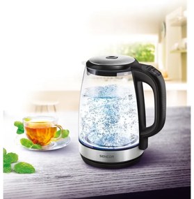 Sencor - Rýchlovarná kanvica s termoreguláciou a LED podsvietením 2 l 2200W/230V