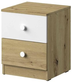 Nočný stolík Nero 09 Biely Mat