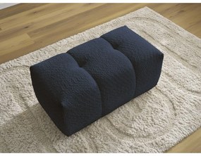 Modrá podnožka z textílie buklé Roxelane – Bobochic Paris