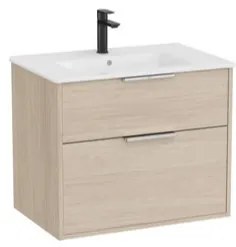 Kúpeľňová skrinka s umývadlom Roca Optica 59x58x45,5 cm svetlý dub OPT602ZJ, 1 ks