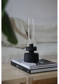 Čierna stolová lampa so skleneným tienidlom (výška 31 cm) Kandella – Markslöjd