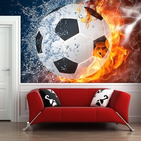 Sablio Tapeta Futbalová lopta - 336x220 cm