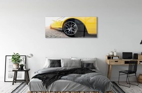 Obraz plexi Žlté auto 120x60 cm