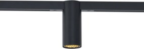 Moderný reflektor čierny pre koľajnicový systém 1-fázový GU10 35mm - Slimline Nubee Honey