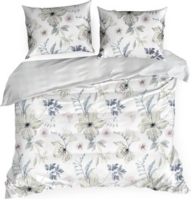 SATÉNOVÉ OBLIEČKY SPRING37 160X200 CM, 2 KS 70X80 CM KVETY