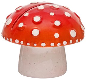 Červený kamenný stojací stojan na fotky 7x6 cm Mushroom – Sass & Belle