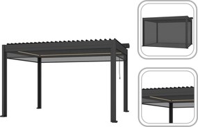 ZIP BLIND PRE HLINÍKOVÚ PERGOLU 4 M *0586