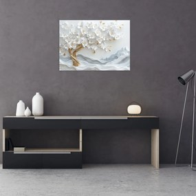 Obraz – 3D elegantný strom života (70x50 cm)