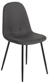 Súprava 2 tmavosivých jedálenských stoličiek Bonami Essentials Lissy