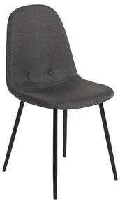 Súprava 2 tmavosivých jedálenských stoličiek Bonami Essentials Lissy