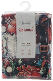 EUROFIRANY VIANOČNÝ GOBELÍNOVÝ BEHÚŇ NA STÔL SANTA CLAUS 33X183 CM VZOROVANÝ