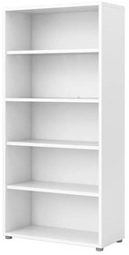 Biela modulárna knižnica 89x189 cm Prima – Tvilum