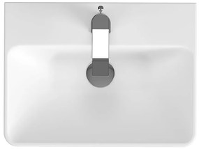 Cersanit Mille Slim, skrinkové umývadlo 51x38 cm, biela, K675-004