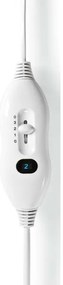 Nedis PEBL120CWT1 - Elektrická vyhrievacia deka 60W/230V 150x80 cm vlna