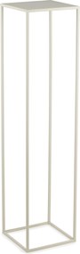 STOJAN NA KVETINÁČ SIMPLE 100X24X24 CM KRÉMOVÁ