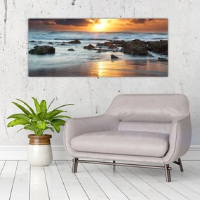 Obraz - More zaliate slnkom (120x50 cm)