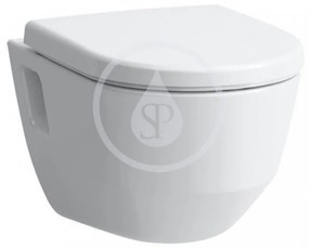 LAUFEN Pro Závesné WC, 530 mm x 360 mm, rimless, biela H8209640000001