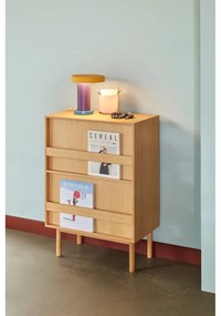 Fialová LED stmievateľná stolová lampa (výška 25 cm) Magic – Hübsch