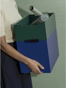 Modrý úložný box 25x39x27 cm Kasane L – Blomus