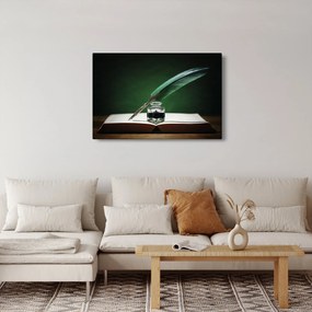 Obraz písacieho pera (90x60 cm)