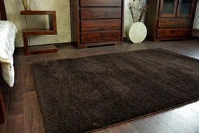 Koberec Micro fiber soft shaggy hnedý