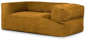 Menčestrový sedací vak v horčicovej farbe Sofa MooG – SLOWDOWN