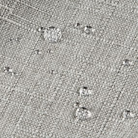 ZÁHRADNÝ VODEODOLNÝ ZÁVES NA PÚTKACH GARDEN 155X200 CM STRIEBORNÁ