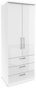 Skriňa Optima 68 2d 3s biela