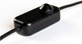 Sivá/v zlatej farbe LED stmievateľná stolová lampa so skleneným tienidlom (výška 42 cm) Float – Zuiver