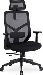 Kancelárske kreslo ergonomické otočné FLORIDA čierne